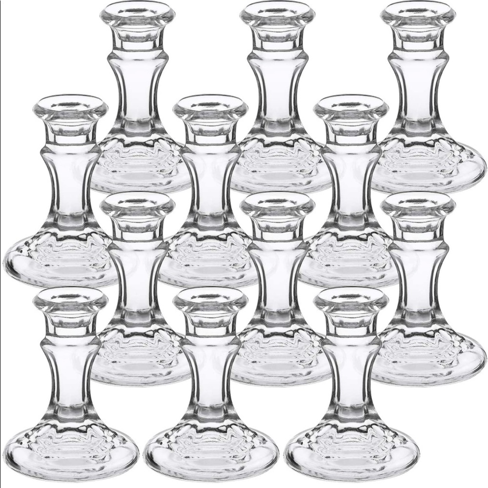 DARJEN Candlestick Holders Set-12 PCs
